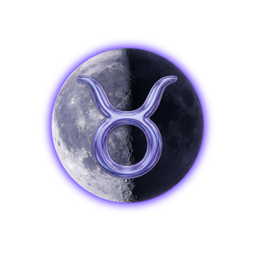 Moon in its Last Quarter phase, in Taurus